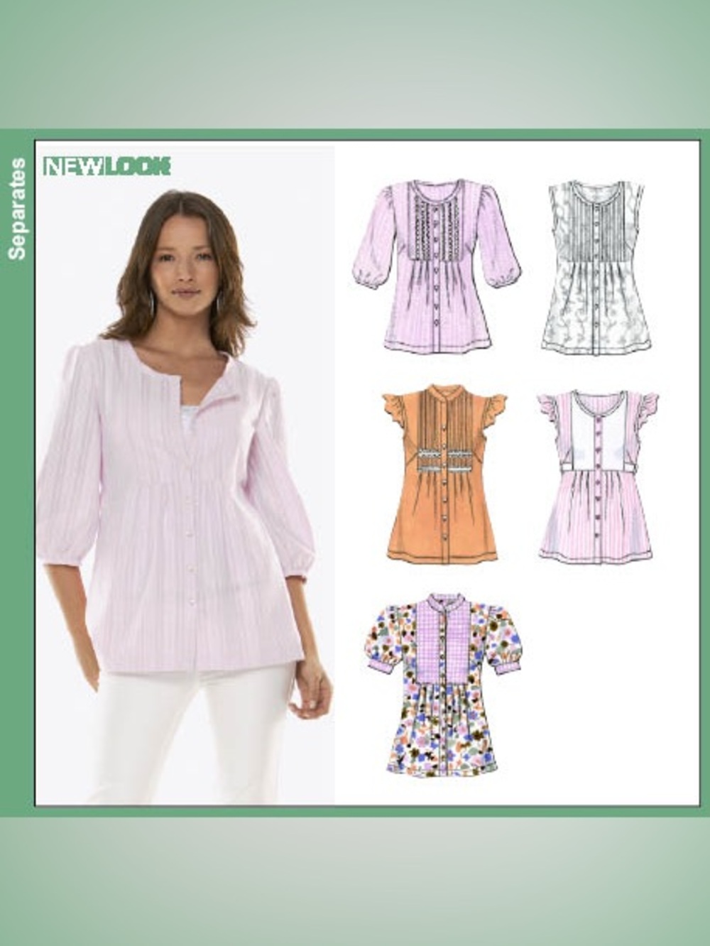 2 for 22$ 🧵 NEW LOOK 🧵 Misses’ Top Sewing Pattern 6781